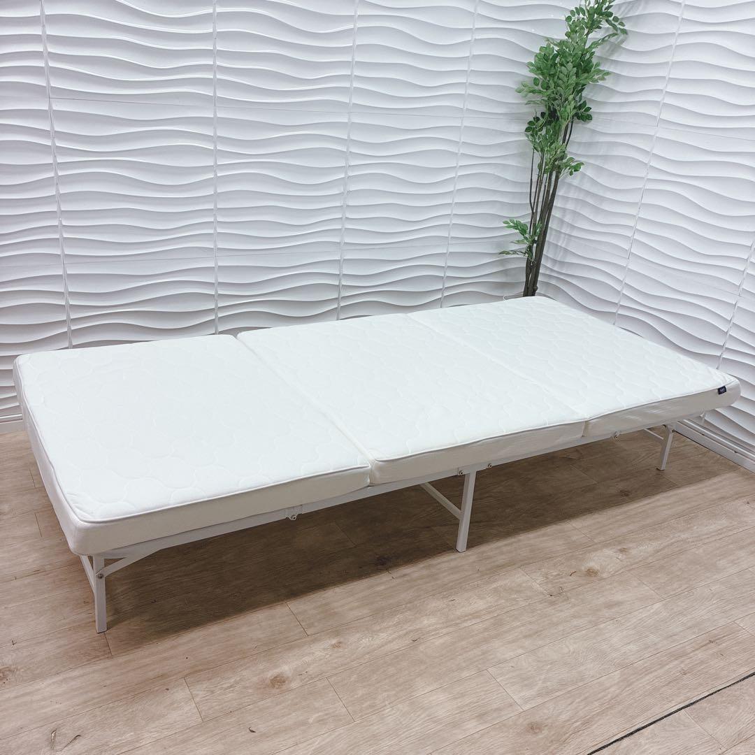 ◇フレーム◇アイリスマットレス◇折り畳み式◇シングル◇大阪兵庫京都奈良滋賀和歌山