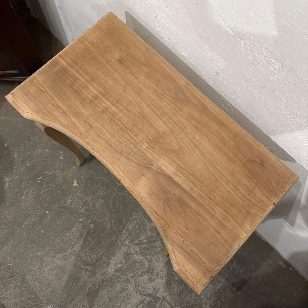 年末年始saleヴィンテージ　木製サイドテーブル　引き出し付き　剥離