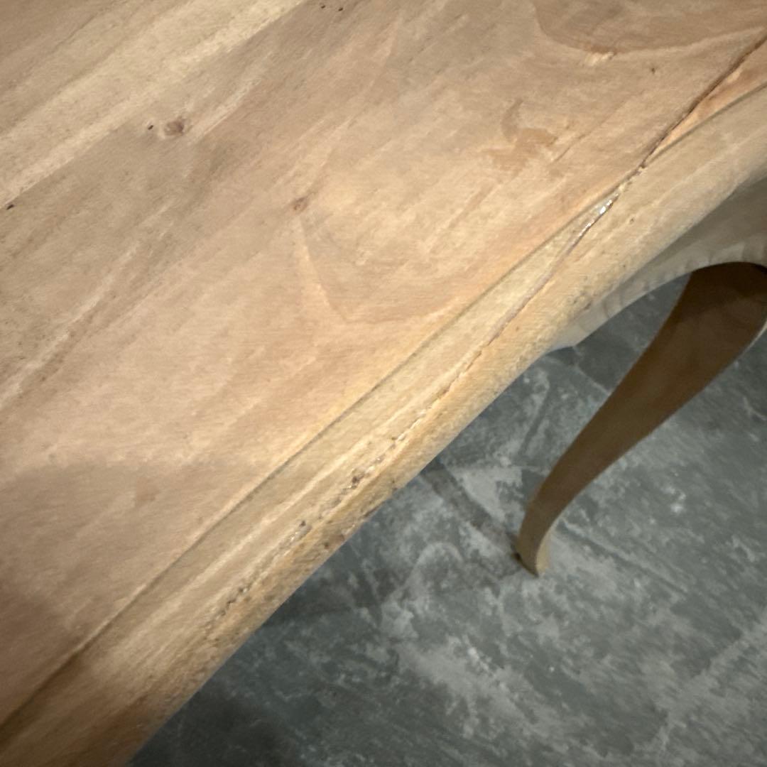 年末年始saleヴィンテージ　木製サイドテーブル　引き出し付き　剥離