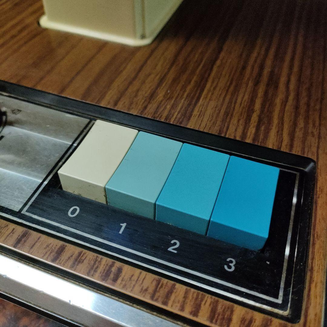 NATIONAL レトロ扇風機 青色ファン　３枚羽 ナショナル