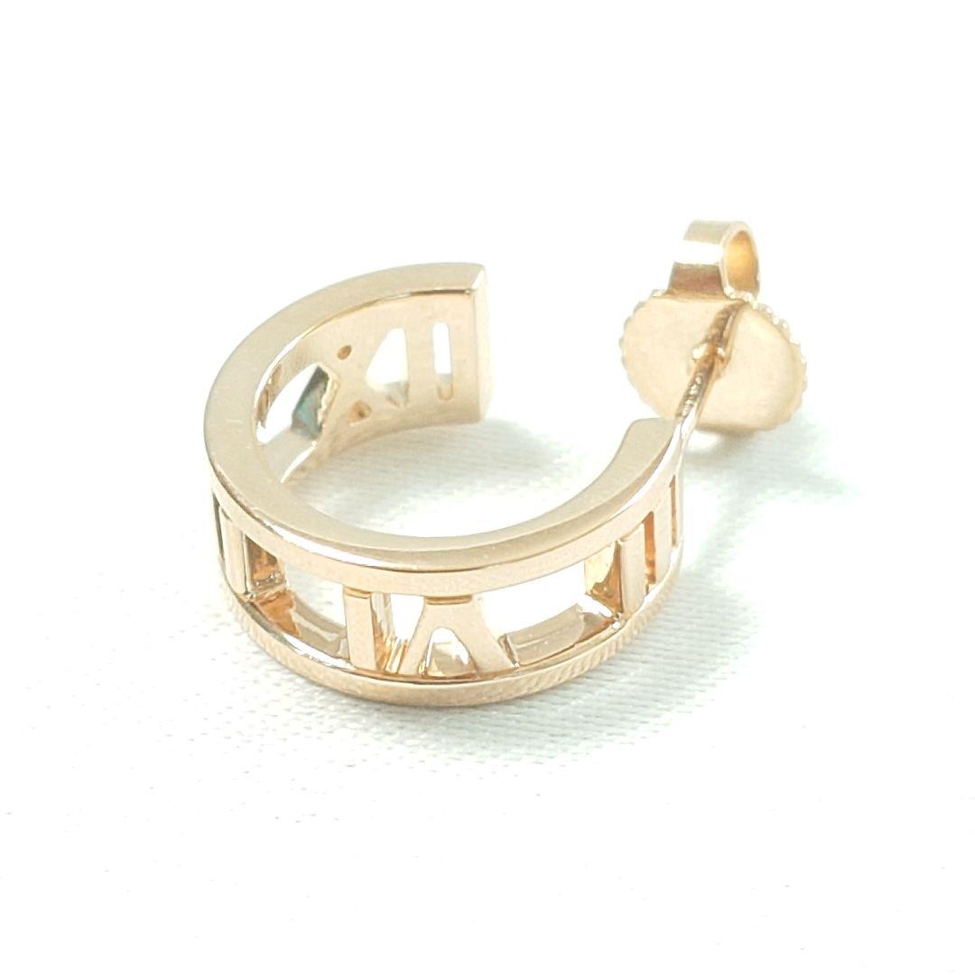 【磨き済】ティファニー オープン アトラス フープ ピアス 片耳用 6835