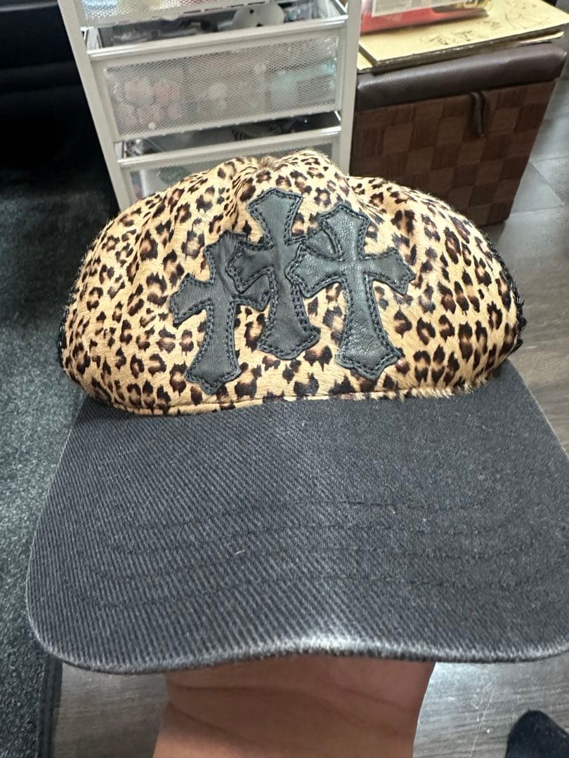 クロムハーツヒョウ柄キャップ レア
