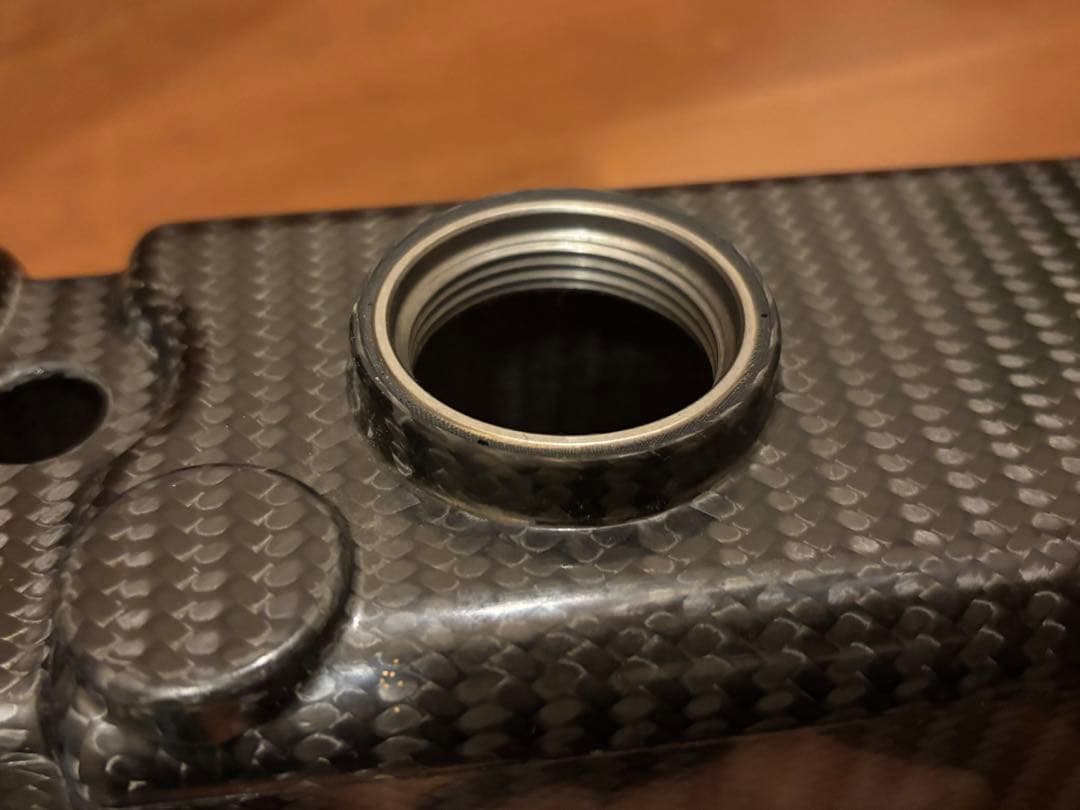 ローバーミニ　カーボンロッカーカバー