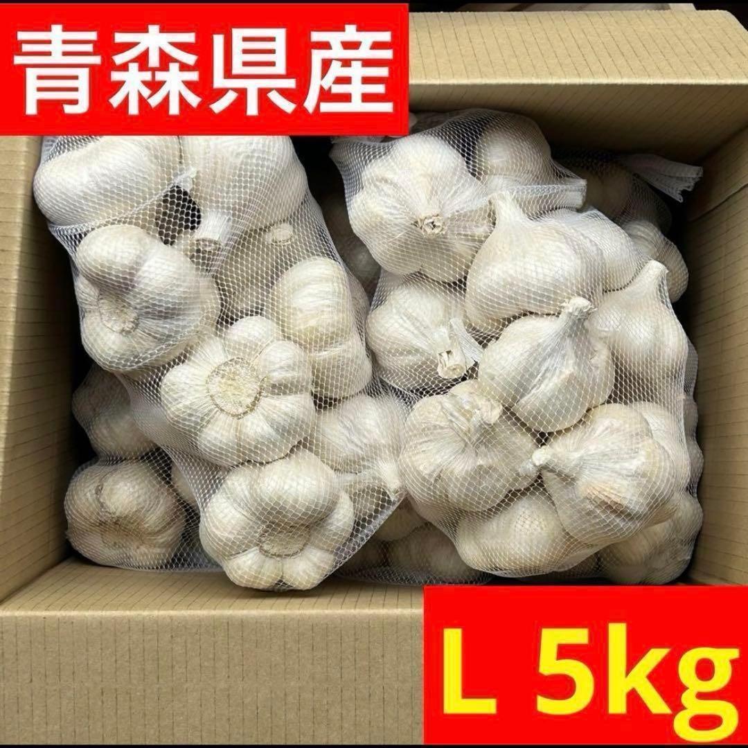【お買い得セール】青森県 福地ホワイト にんにく L5kg 加工 家庭用