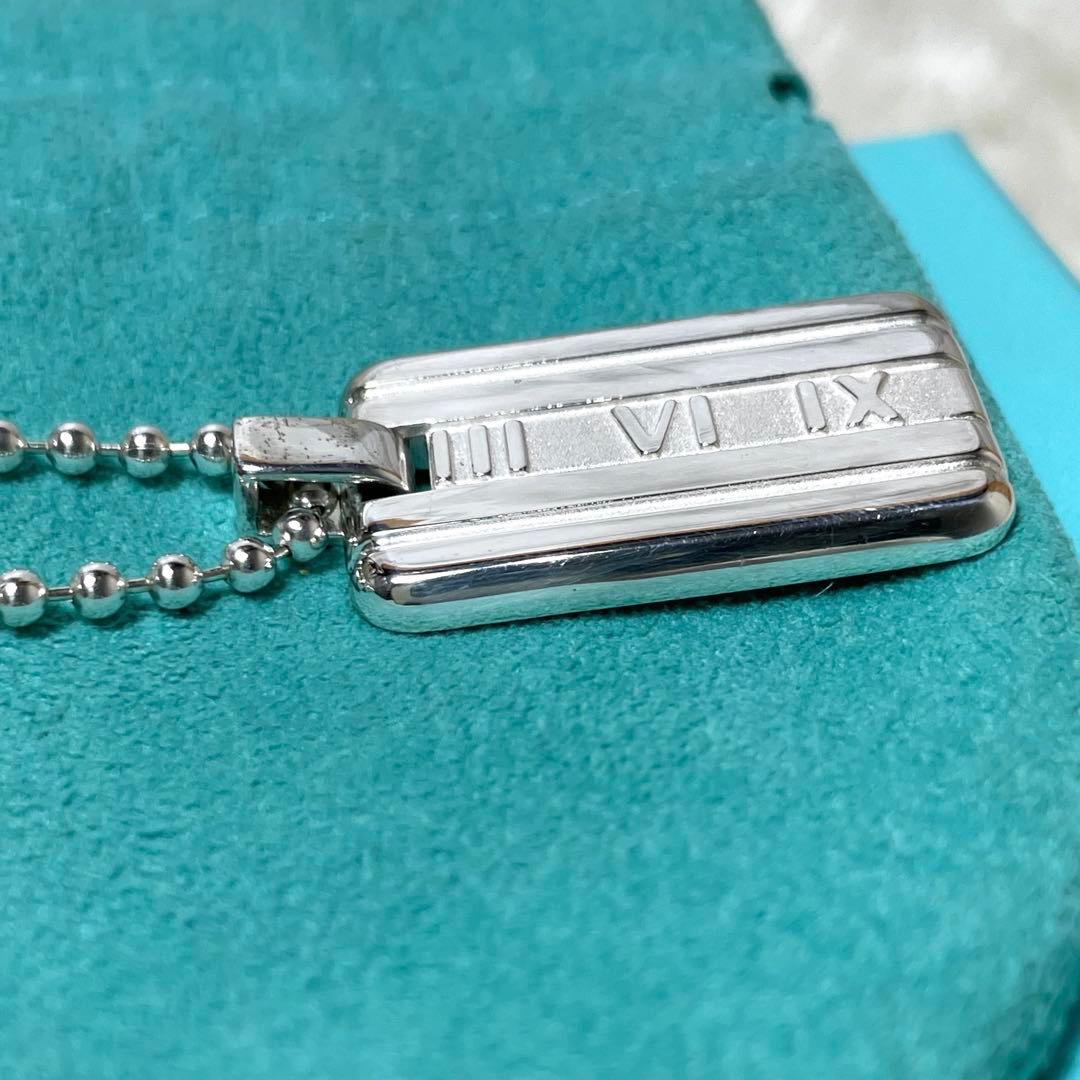 ティファニー　アトラスプレートチェーンネックレス　925