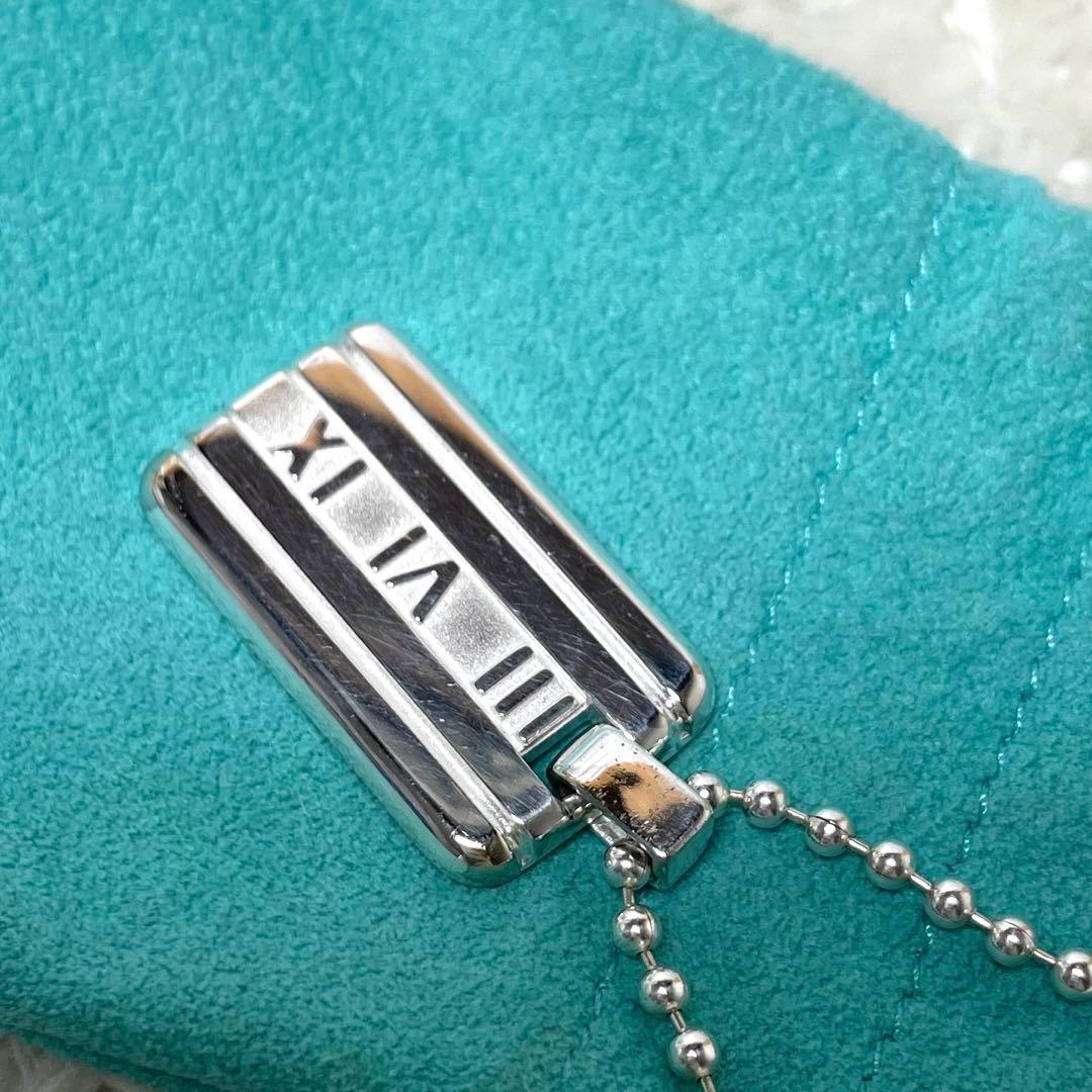 ティファニー　アトラスプレートチェーンネックレス　925