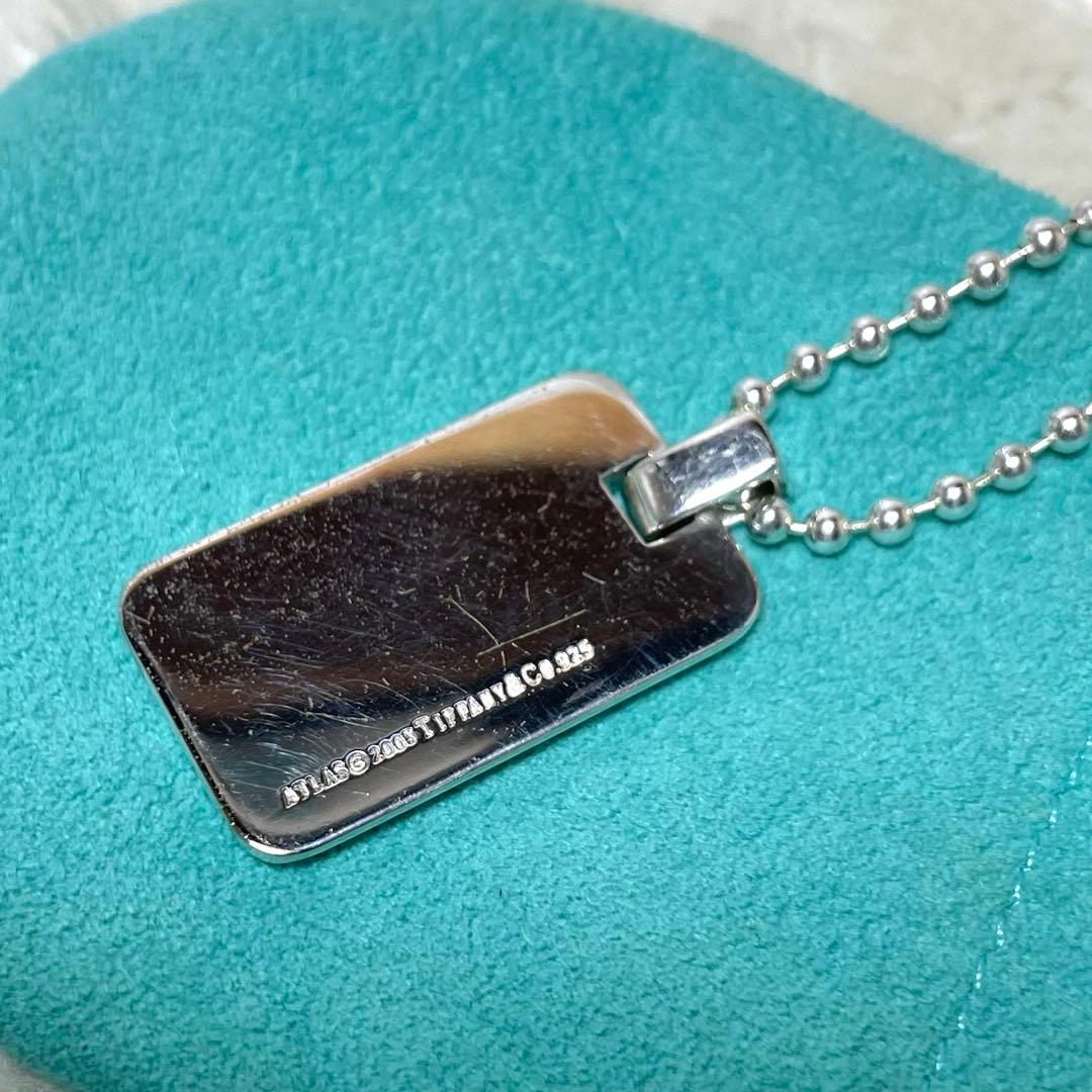 ティファニー　アトラスプレートチェーンネックレス　925