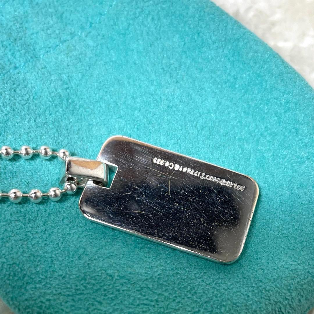 ティファニー　アトラスプレートチェーンネックレス　925