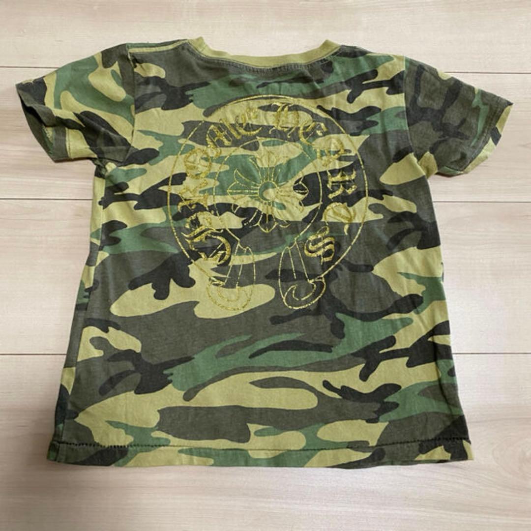 クロムハーツ　キッズ　子供　迷彩　４T Tシャツ