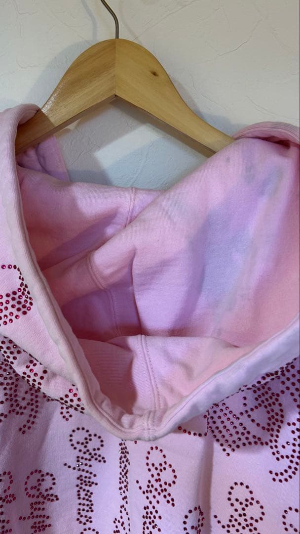 Supreme ラインストーンパーカー M