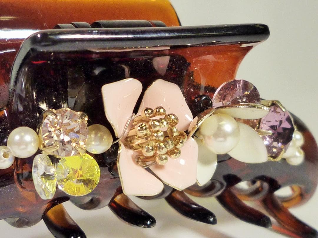 【コンプレックスビズ】髪留め　花