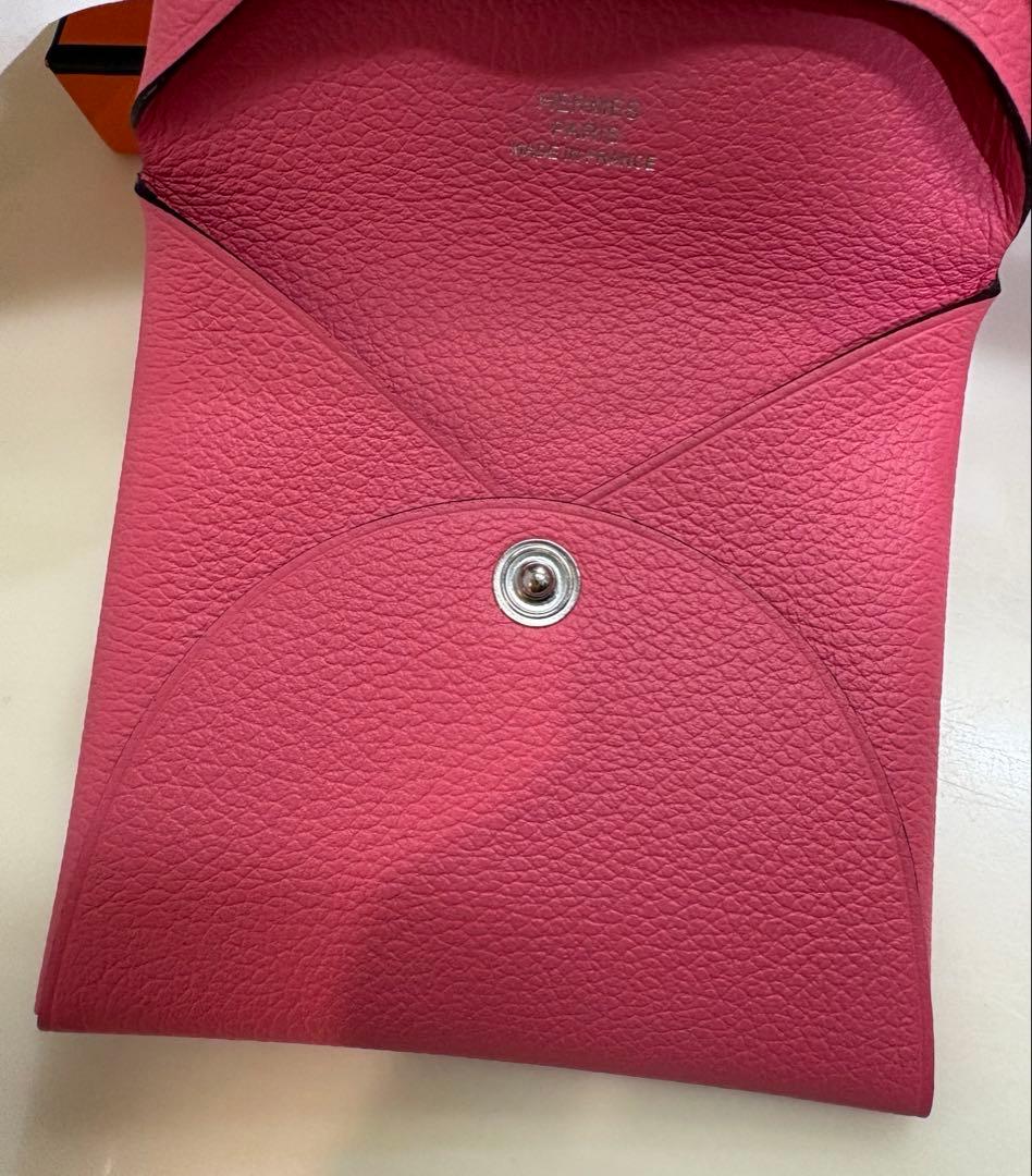 HERMES 未使用　バスティア　シェーブル　U刻印　ケース