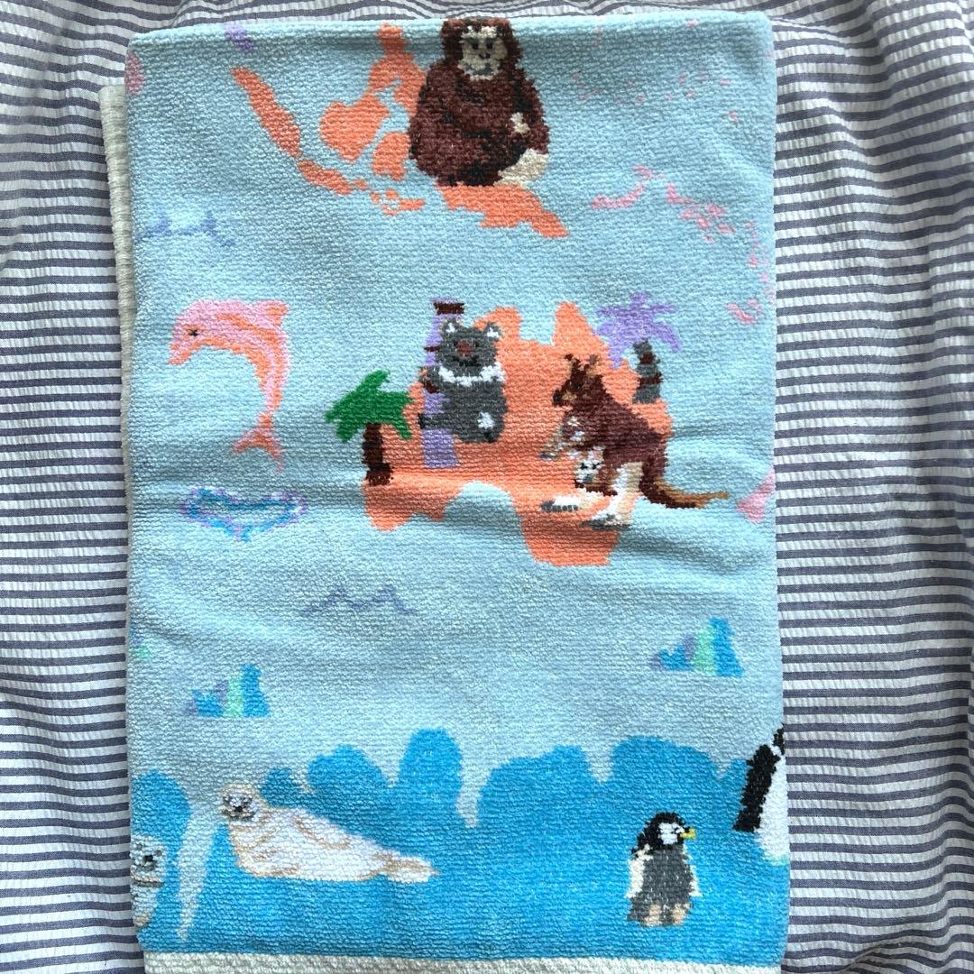 フェイラー 新品　プティバス おくるみ ワールドアニマルマップ　VERY