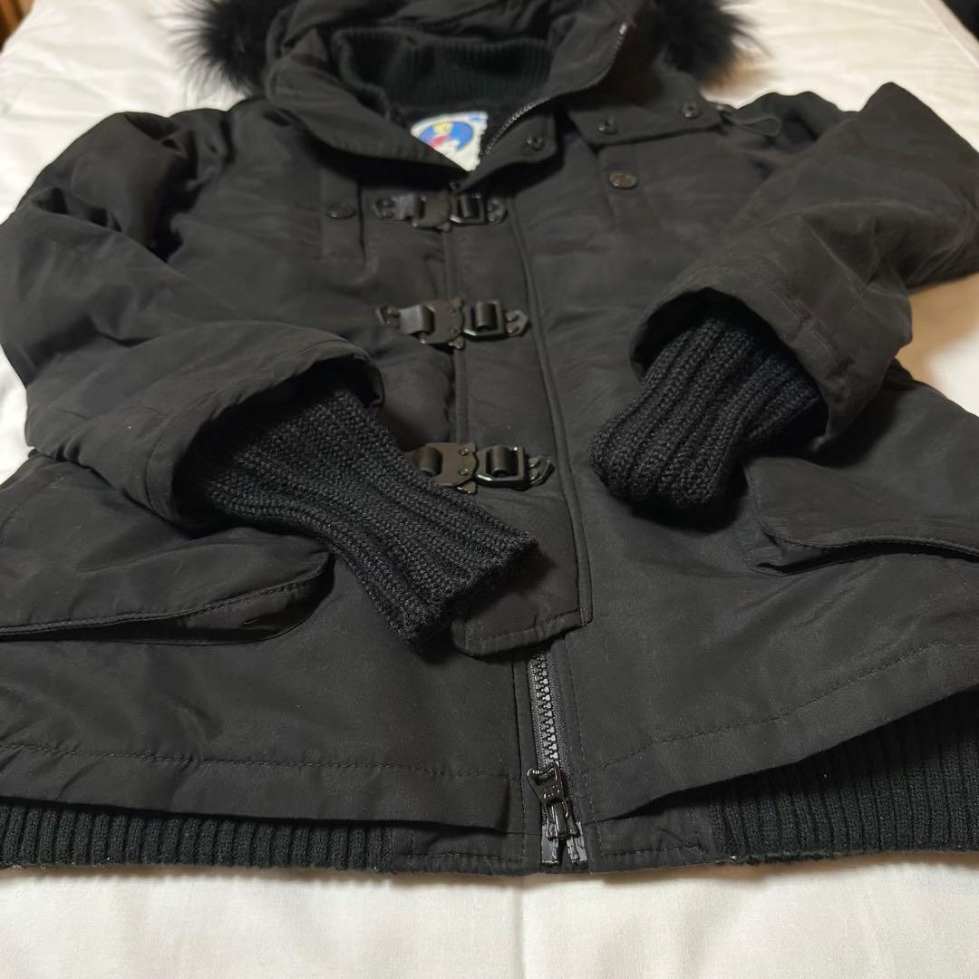 y2k SLY N3B ダウン ボアライナー　ラクーンファー　モッズコート