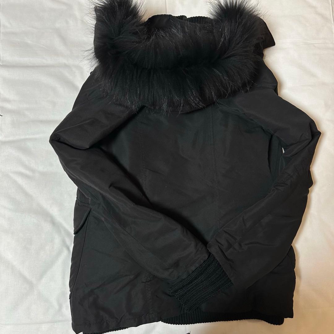 y2k SLY N3B ダウン ボアライナー　ラクーンファー　モッズコート