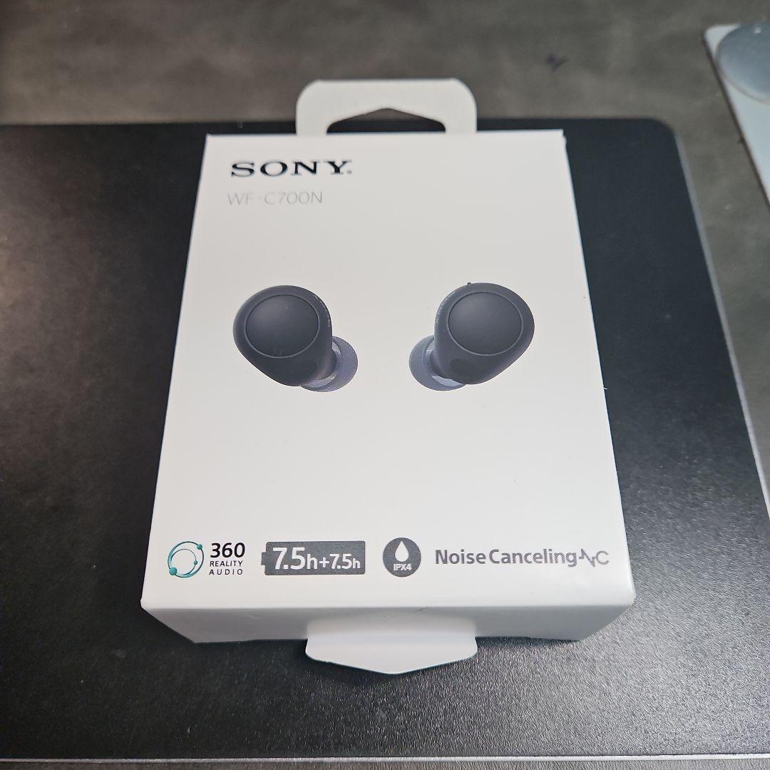 SONY WF-C700N ワイヤレスイヤホン　白黒