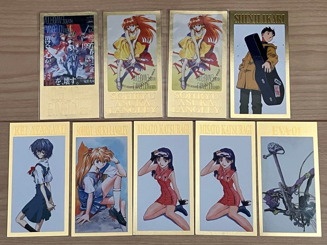 カードダスマスターズワイド 新世紀エヴァンゲリオン SPカード17枚セット
