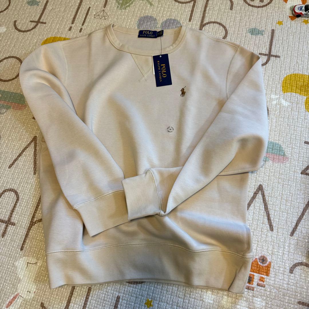 Polo Ralph Lauren ベージュ トレーナー M(オーバーサイズ)