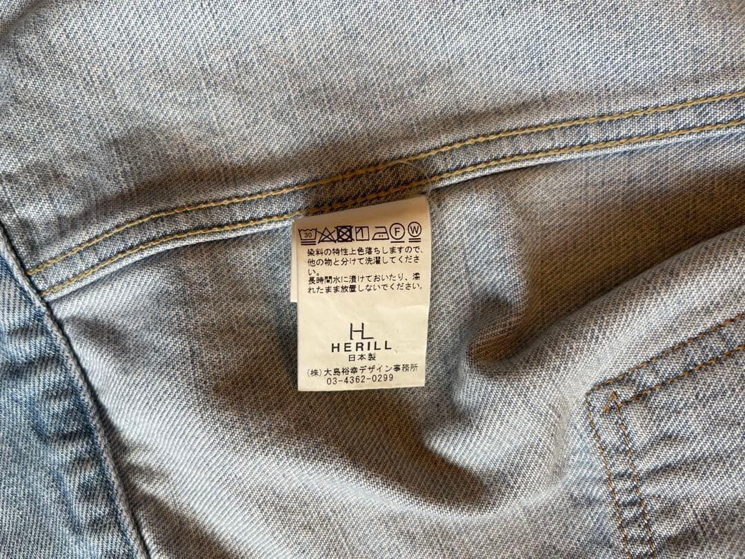 HERILL 24AW HL Denim XX Jacket デニムジャケット