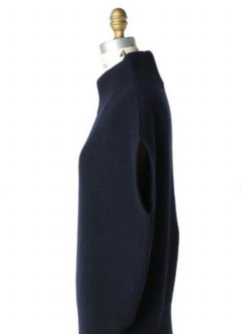 Mymk【Drawer/ドゥロワー】9G畦編みボトルネックノースリーブ