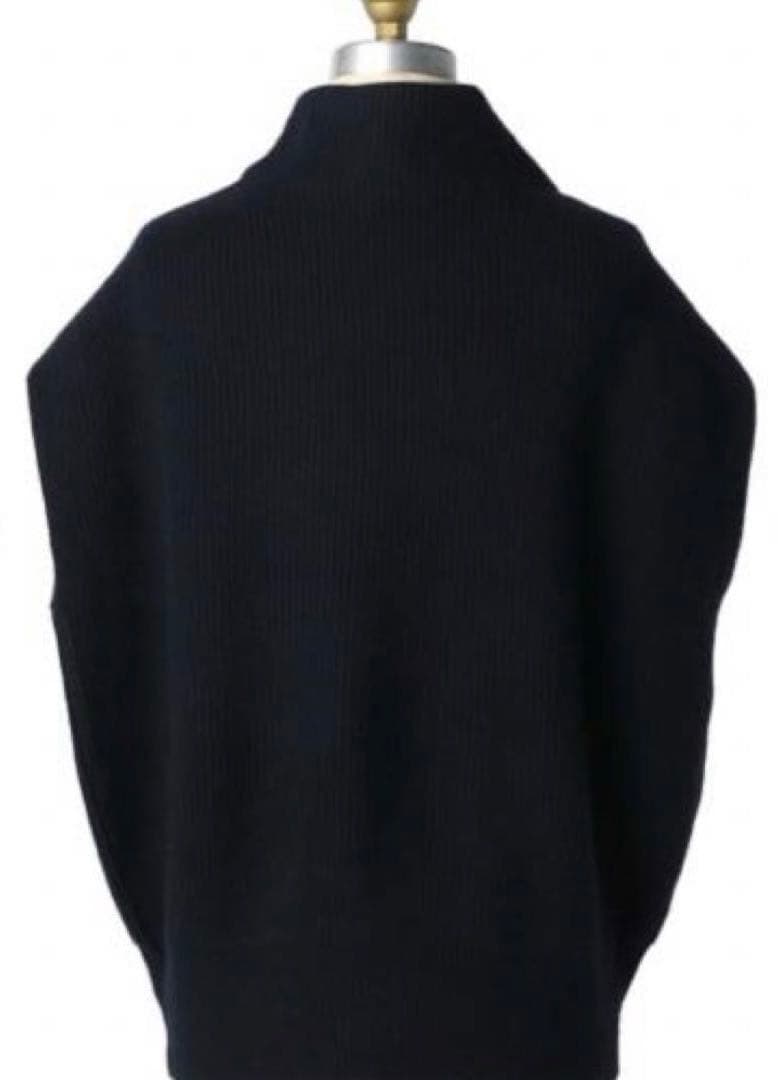 Mymk【Drawer/ドゥロワー】9G畦編みボトルネックノースリーブ