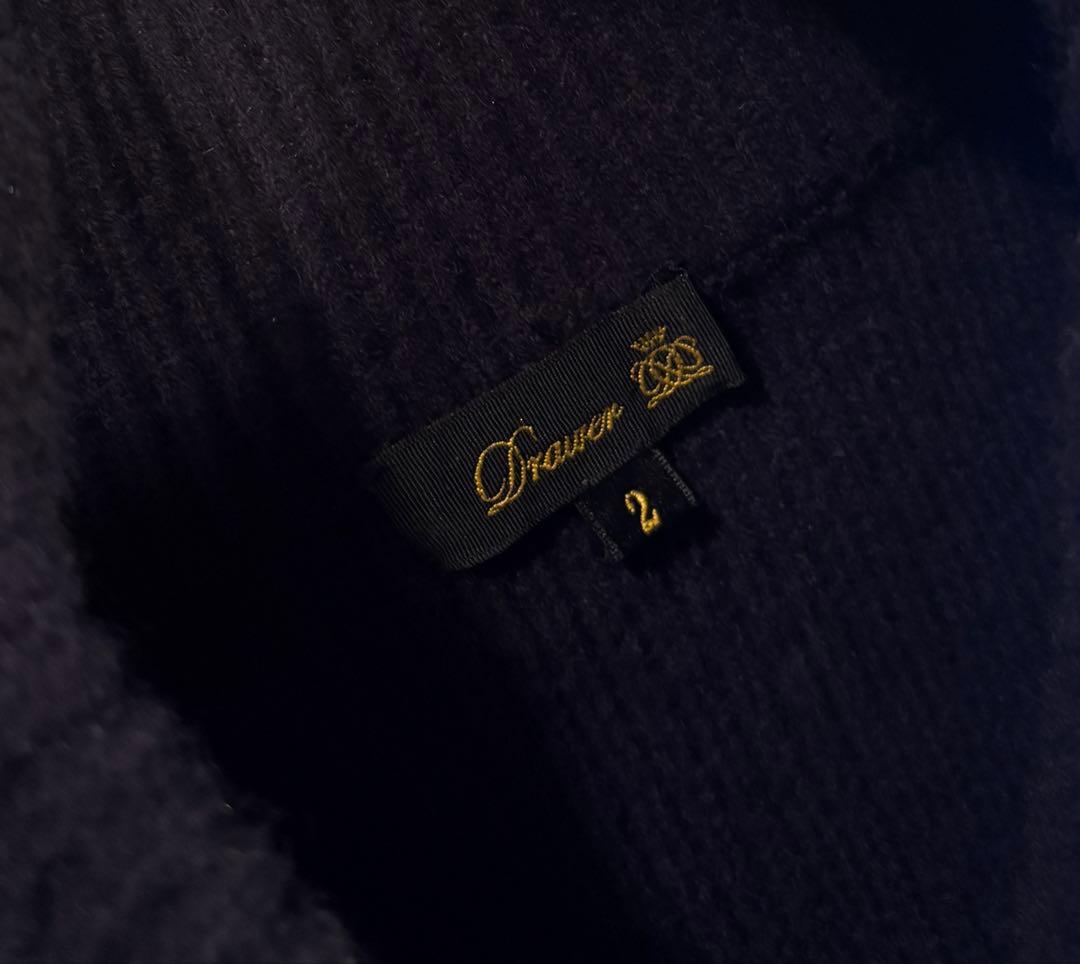 Mymk【Drawer/ドゥロワー】9G畦編みボトルネックノースリーブ