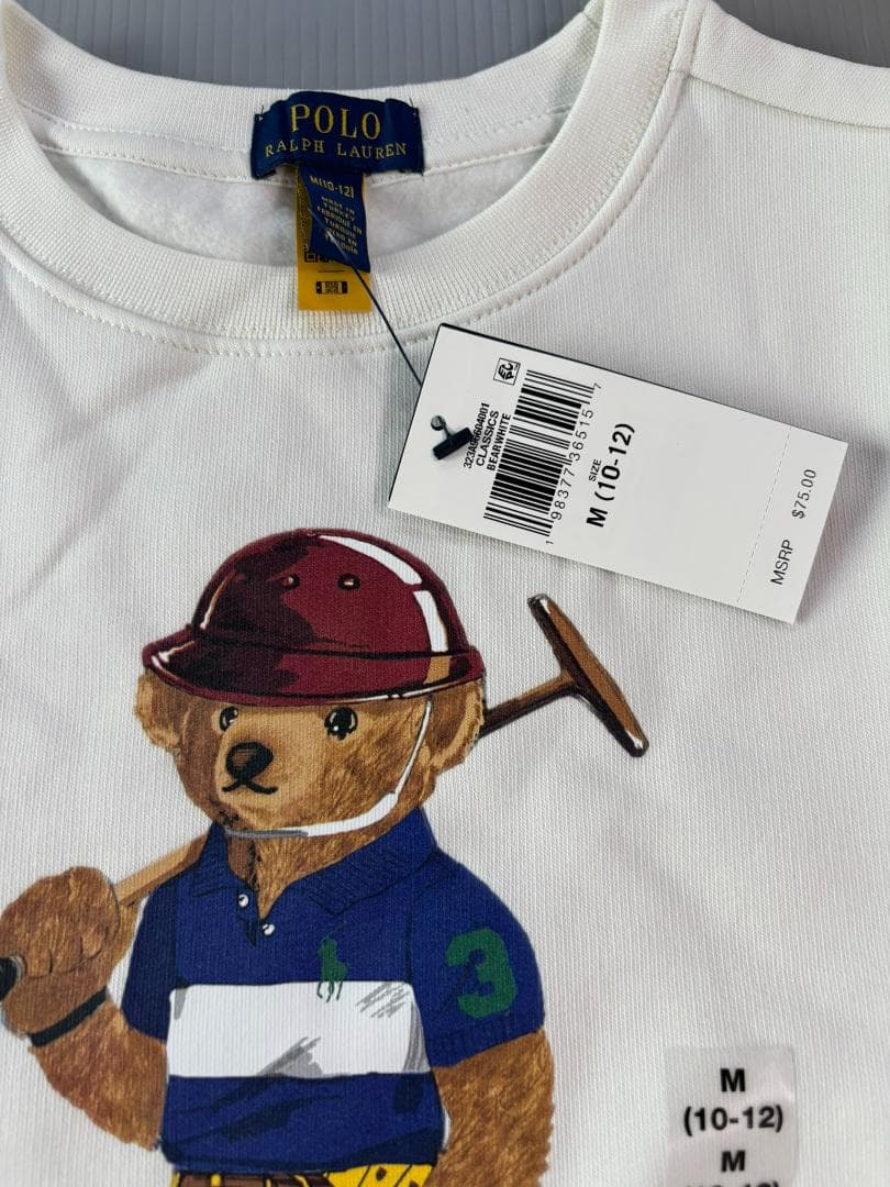 週末限定今季新作日本未入荷ラルフローレンポロベアスウェットボーイズM150