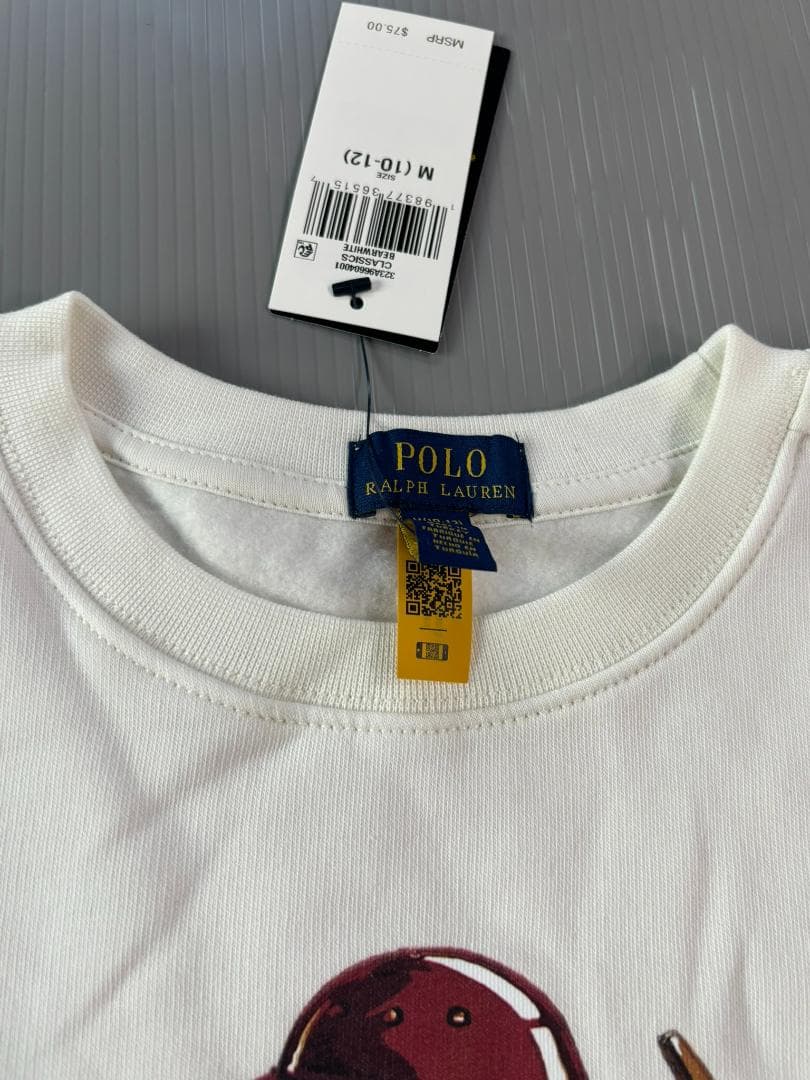週末限定今季新作日本未入荷ラルフローレンポロベアスウェットボーイズM150