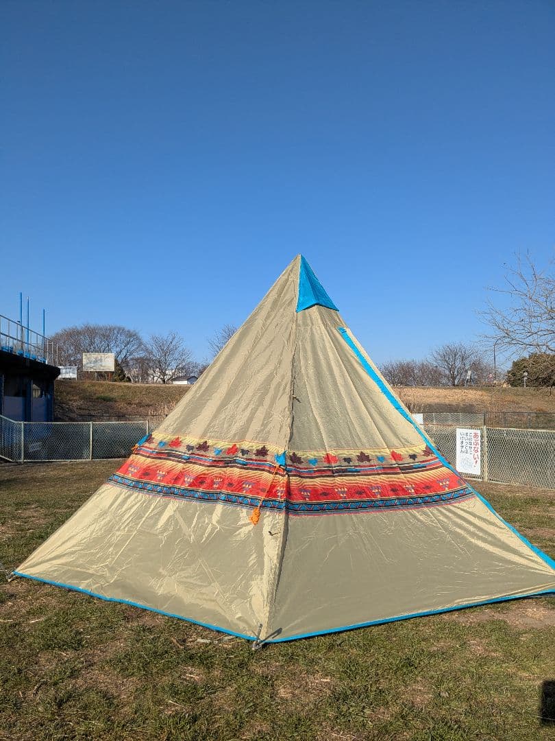 ロゴス　ナバホ　ティピー400　グランドシート+フロアマット付　ワンポールテント