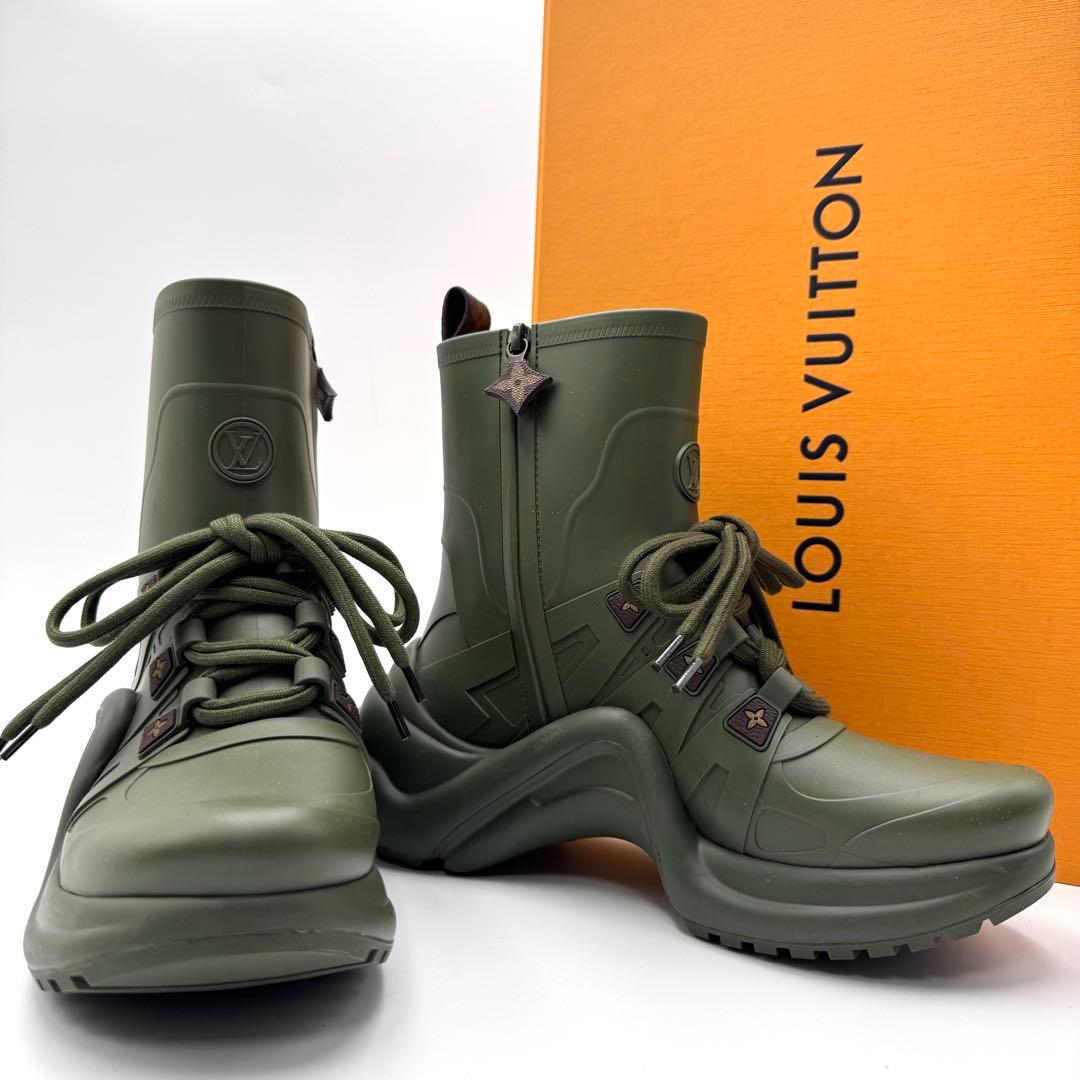 未使用　鑑定済み✨　ルイヴィトン　アークライト　レインブーツ　23.5cm相当