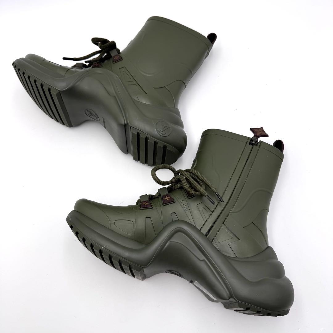 未使用　鑑定済み✨　ルイヴィトン　アークライト　レインブーツ　23.5cm相当