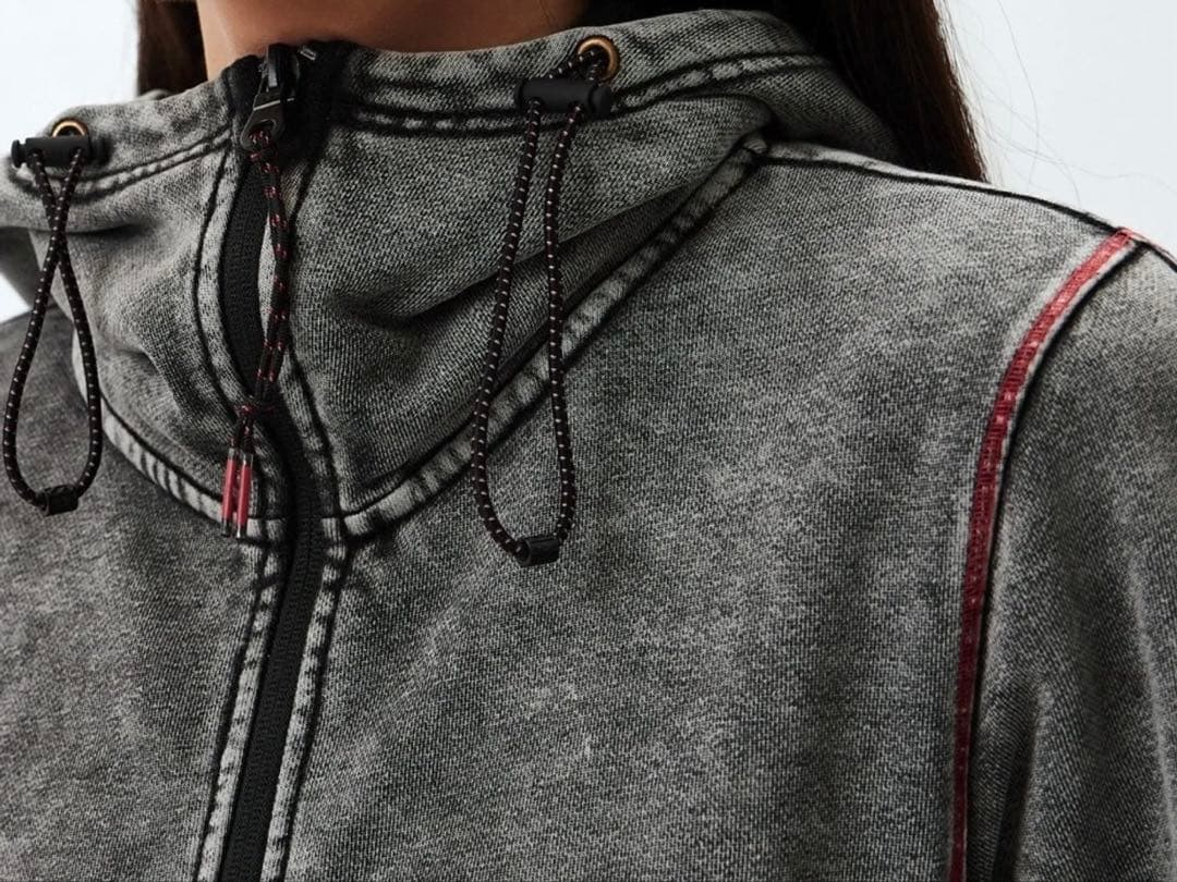 arice 様用 DIESEL グレー ジップアップパーカー