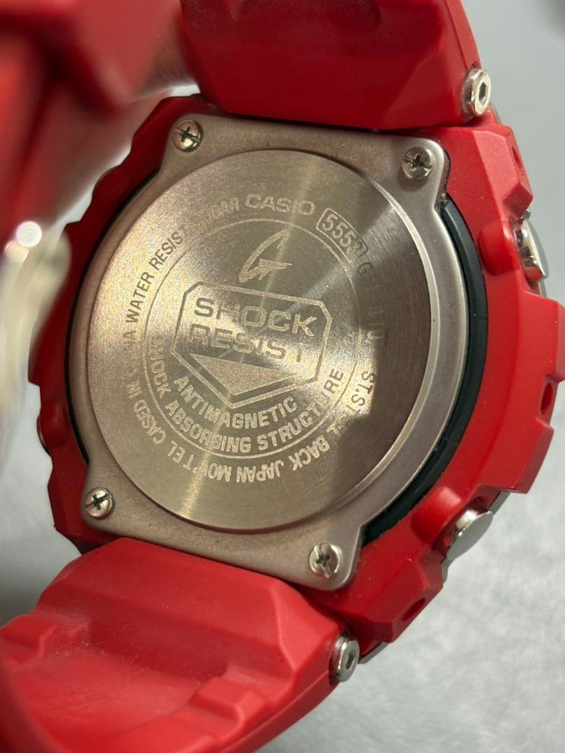 G-SHOCK CASIO GST-410 赤ラバー