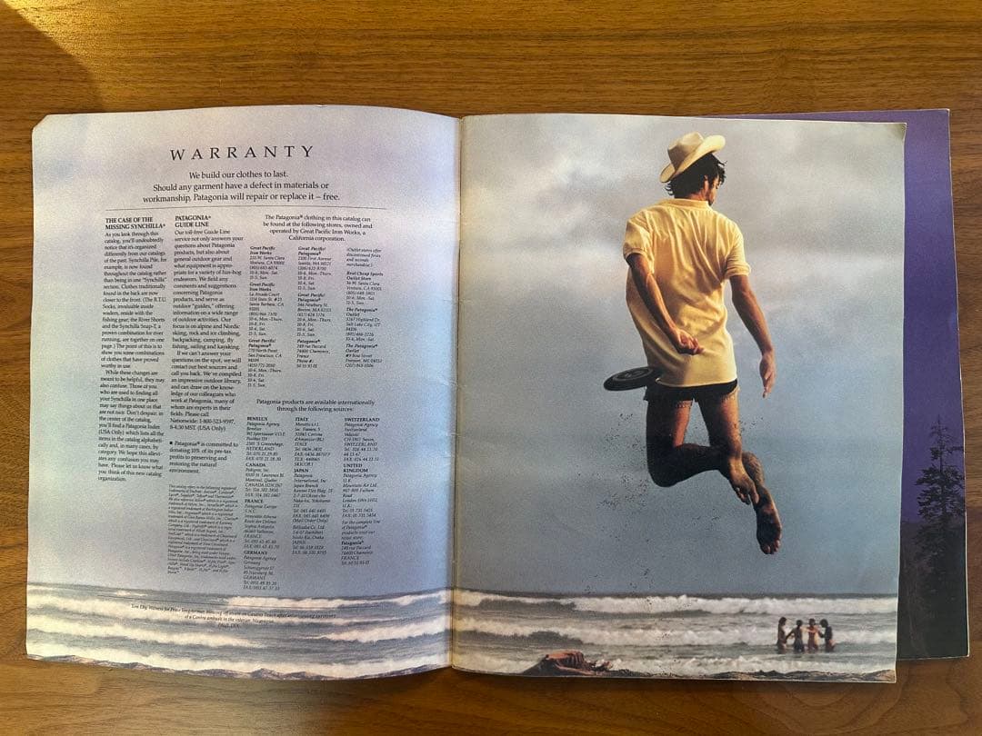 や*ん様 patagonia パタゴニア カタログ 1989spring &fa
