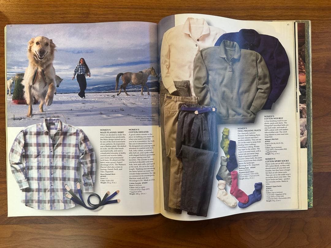 や*ん様 patagonia パタゴニア カタログ 1989spring &fa