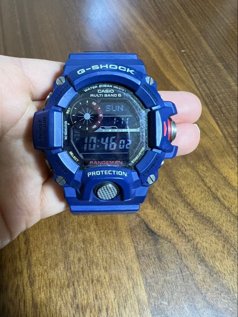 G-SHOCK MULTI BAND 6 ブルーデジタル腕時計