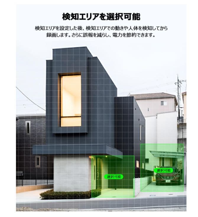 強化版400万画像・ソーラーパネル一体型・4台セット 屋外 ワイヤレス 設置簡単