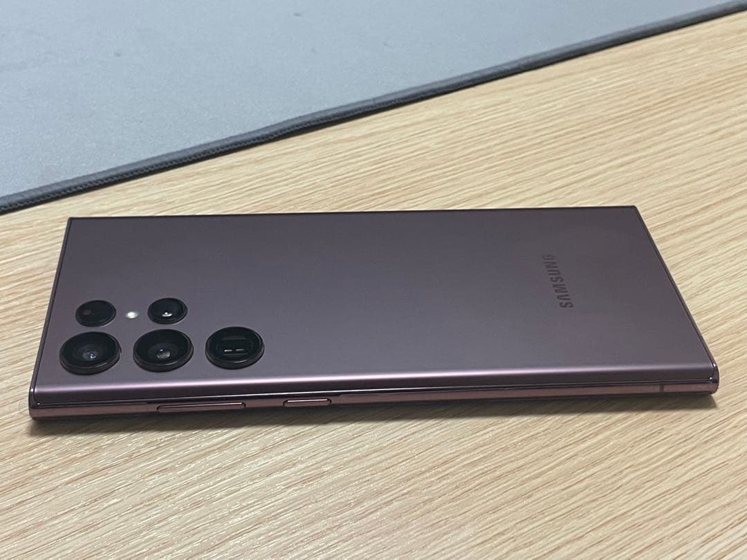 スマートフォン本体 Galaxy S22 Ultra 256 Burgundy SIM Free-