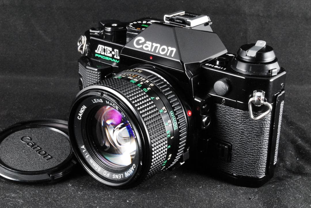超美品 Canon AE-1 Program Black キャノン #1313