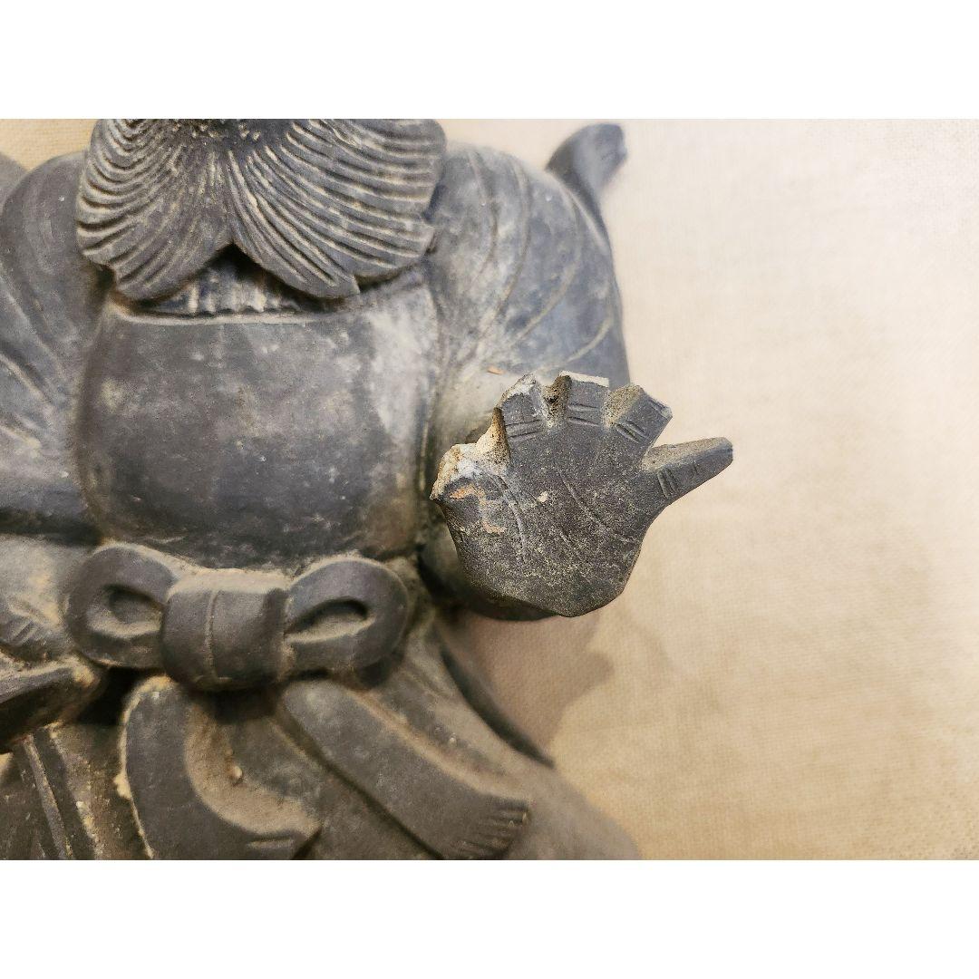 古い鍾馗 鍾馗さん 鬼瓦 古道具 骨董