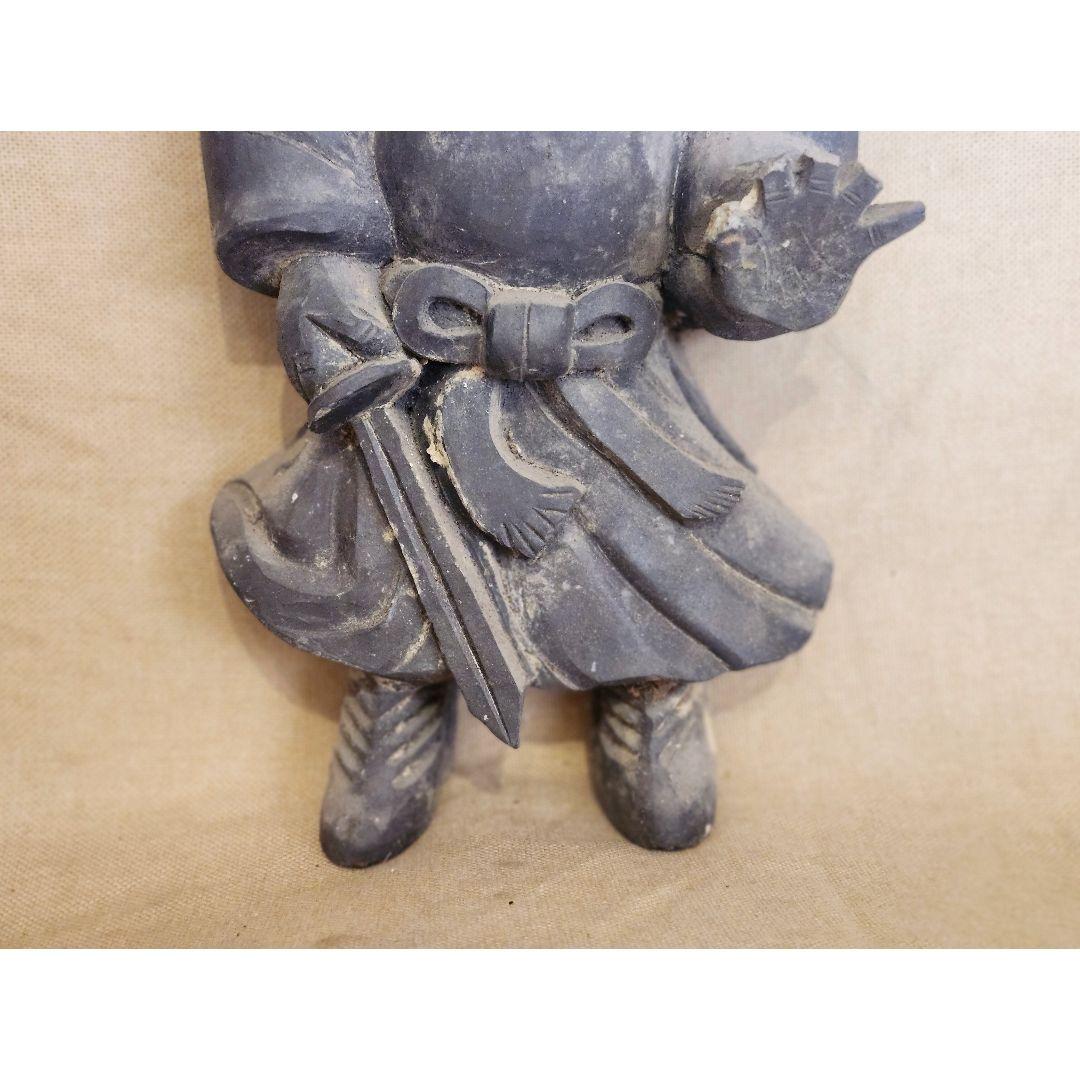 古い鍾馗 鍾馗さん 鬼瓦 古道具 骨董