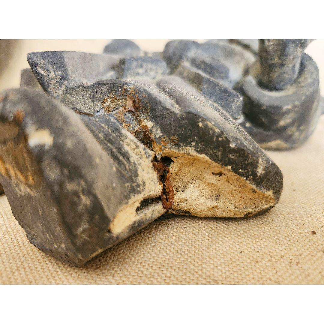 古い鍾馗 鍾馗さん 鬼瓦 古道具 骨董