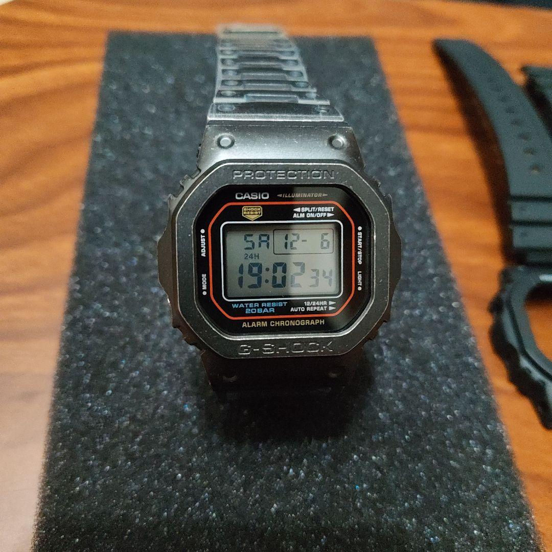 CASIO G-SHOCK DW-5600-RL チタンカスタム　ビンテージ加工