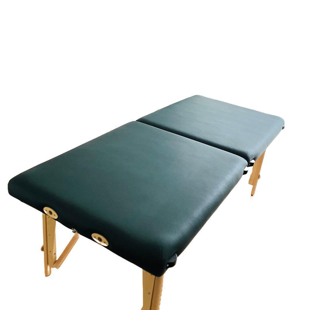 【未使用級】カナダ製　マッサージベッド　ノマド　ヘッドレスト・電気毛布付　送料込