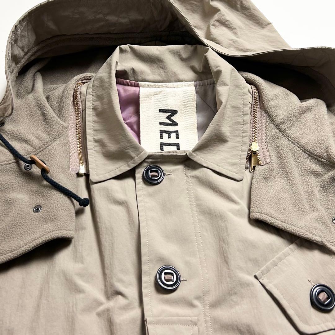 【極美品】MEDE19F/フェリシモ/カナディアンモッズコート/中綿/フリース