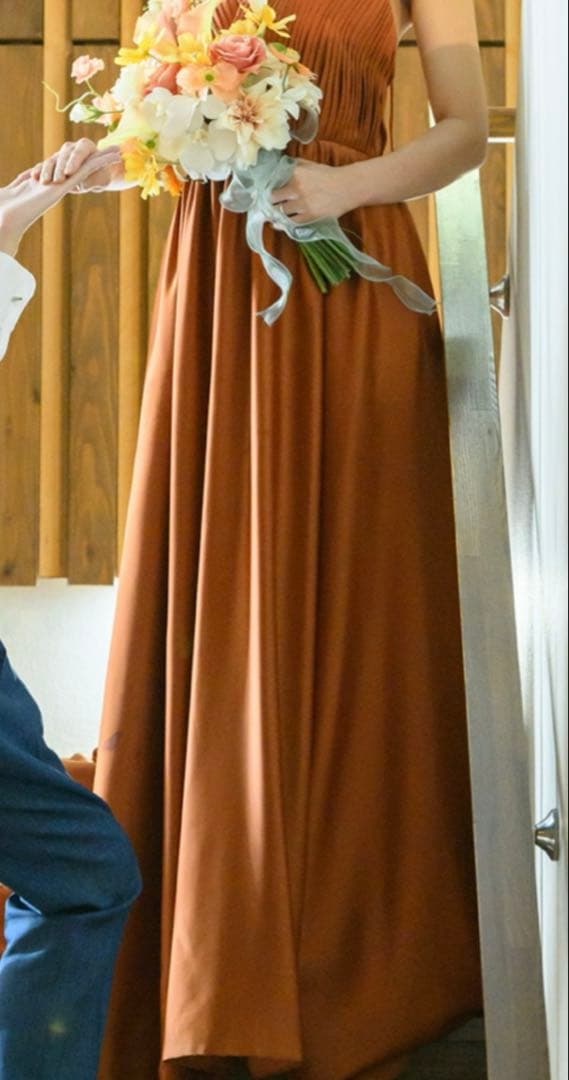 THE URBAN BLANCHE テラコッタ　ドレス