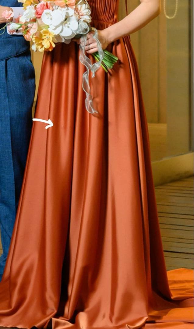 THE URBAN BLANCHE テラコッタ　ドレス