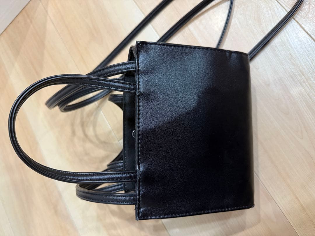 【値下げ】テルファーtelfar ショルダーバッグ ブラック