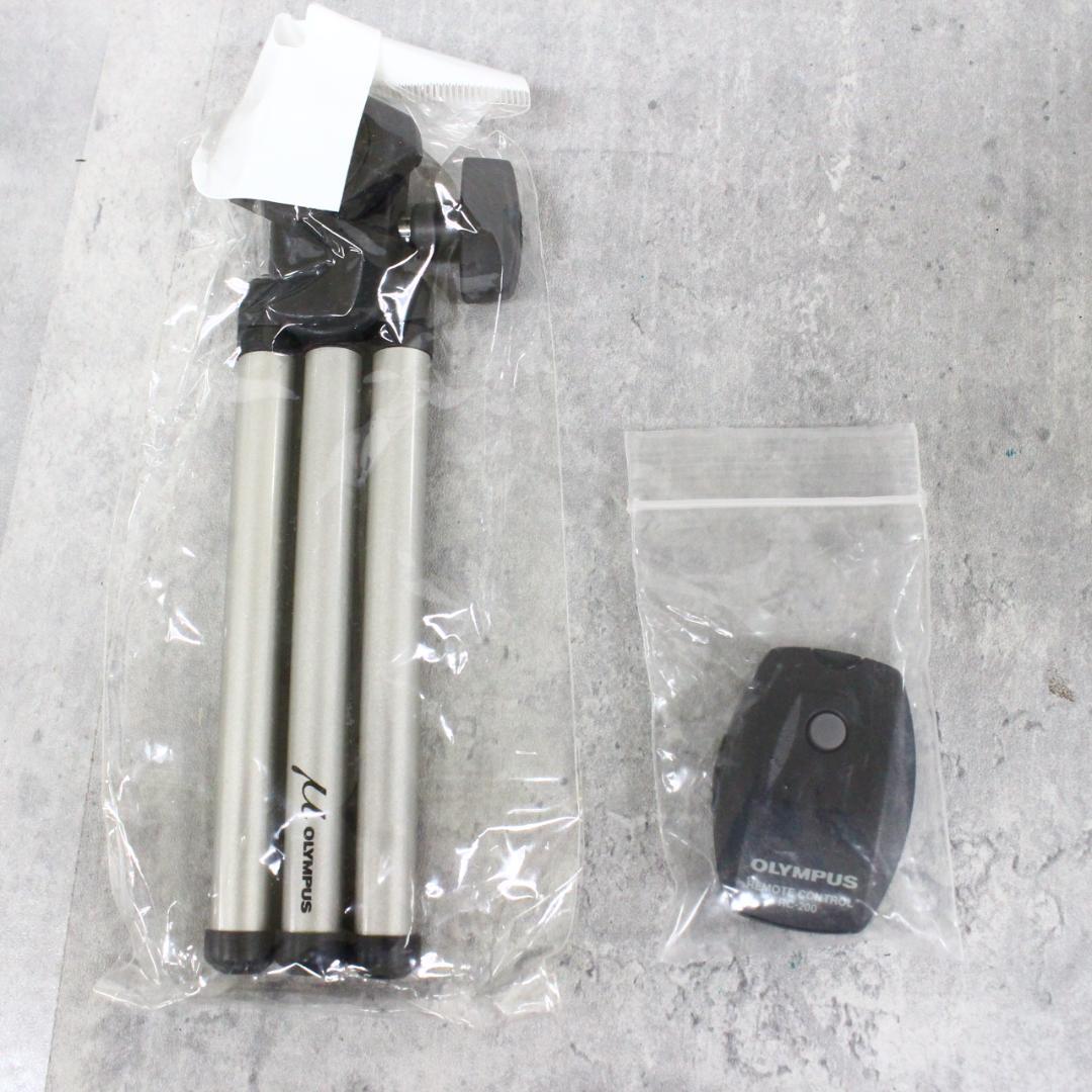 ◇オリンパス μズーム 115デラックス 三脚＆リモコン付き フィルムカメラ