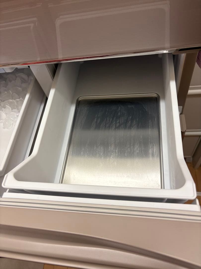 送料込 【美品】2023年 三菱冷蔵庫 MR-B46HL-C グレージュ455L